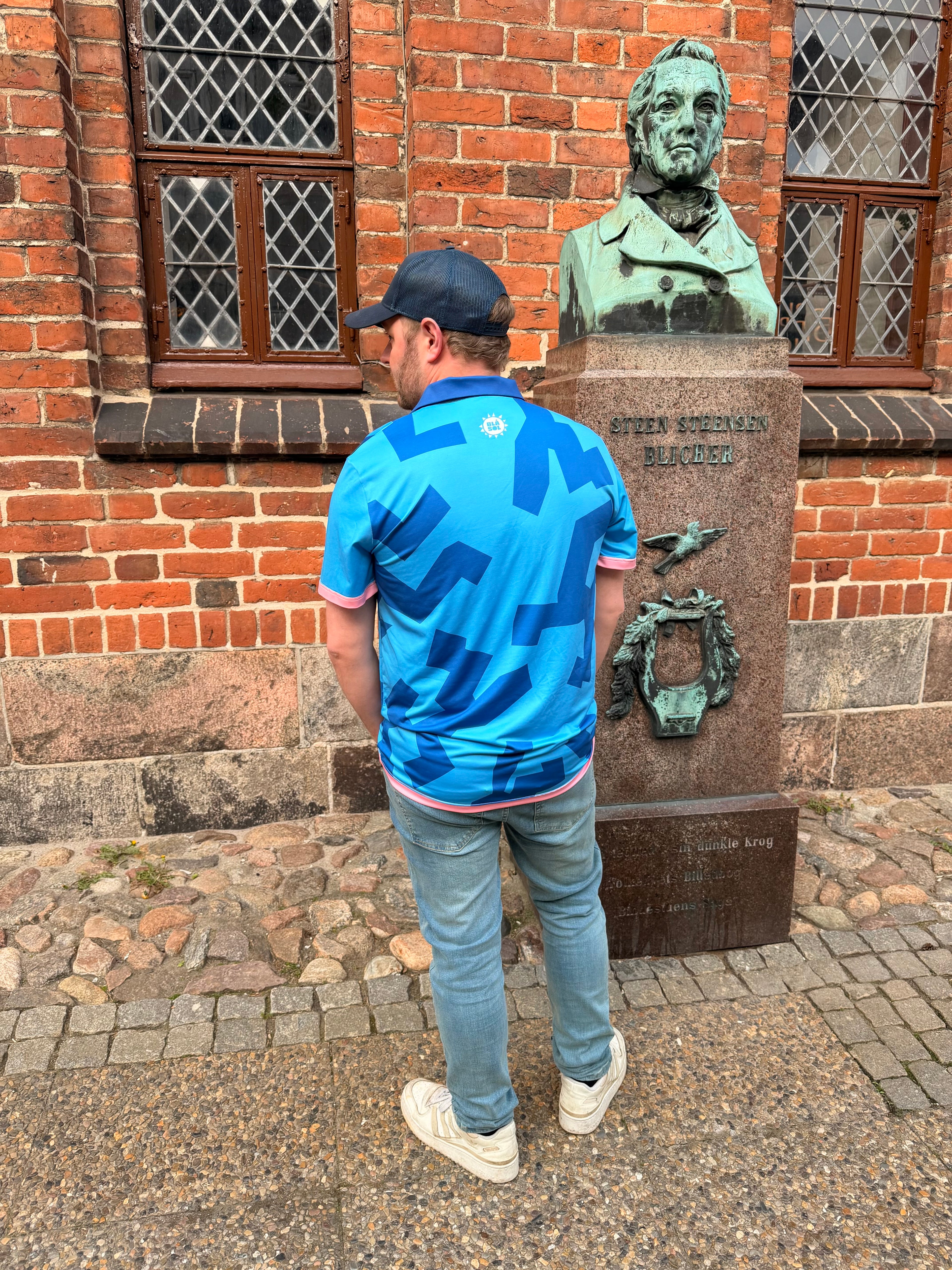 BLÅ SOL fodboldtrøje