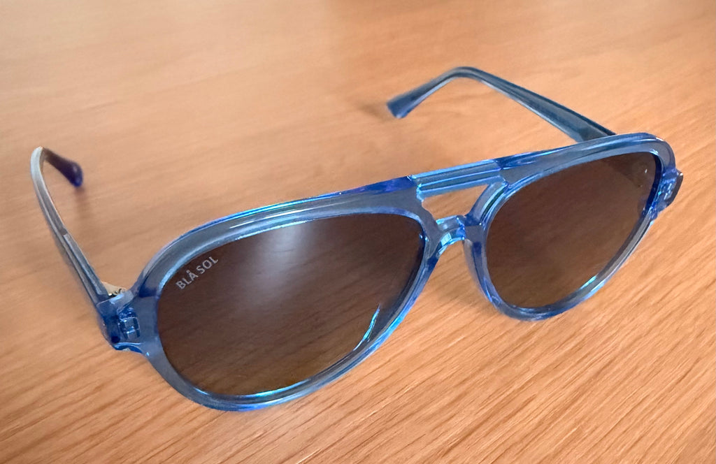 Blå Blink solbrille