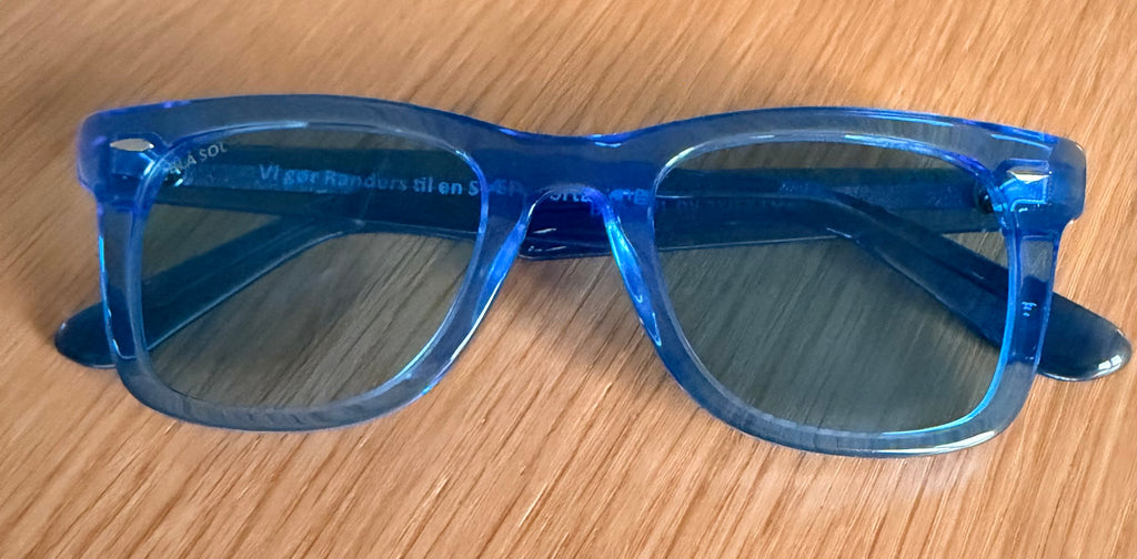 Blå Vibes solbrille